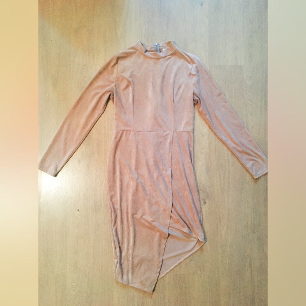 Textured Asymmetrical Mini Dress | Party Dress